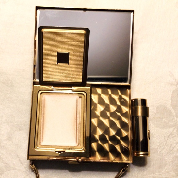 HP 5/4 🎉 Vintage 50’s Minaudière Compact Purse - Picture 3 of 15